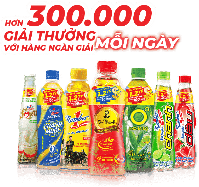 300.000 giải thưởng với hàng ngàn giải mỗi ngày