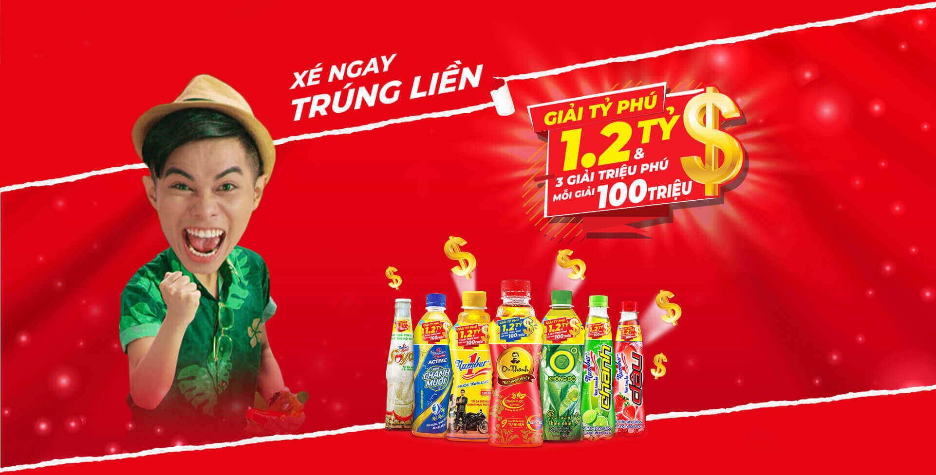 Xé ngay trúng liền - Giải tỷ phú 1.2 tỷ & 3 giải triệu phú mỗi giải 100 triệu